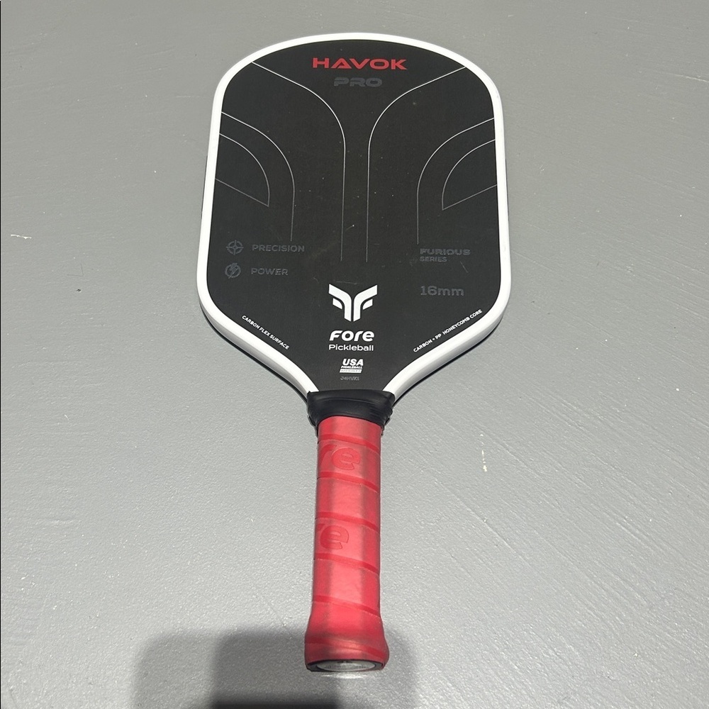 Havoc Pro Carbon Fiber Professional Pickleball Paddle with Protector Case - Picture 2 of 10